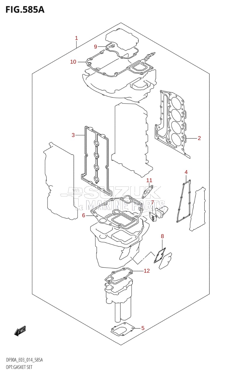 OPT:GASKET SET