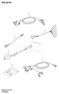 DF40A From 04003F-210001 (E01)  2012 drawing OPT:HARNESS (DF60AQH:E01)