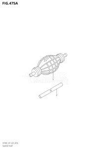 10005F-340001 (2023) 100hp E01-Gen. Export 1 (DF100C) DF100C drawing SQUEEZE PUMP