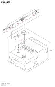 DT40 From 04005K-210001 ()  2012 drawing FUEL TANK (DT40WR:P40)