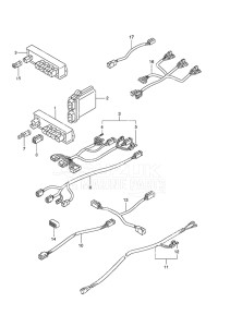 Outboard DF 70A drawing Harness (2)