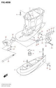 DF250WT From 25005F-440001 (E40)  2024 drawing DRIVE SHAFT HOUSING (XX-TRANSOM)