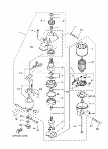 FL150BETX drawing STARTER-MOTOR