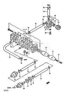 DT3.5 From 0351-200000 ()  1982 drawing FUEL PUMP