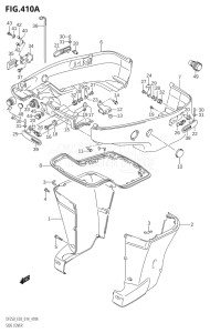 20002Z-410001 (2014) 200hp E03-USA (DF200Z) DF200Z drawing SIDE COVER (DF200T:E03:X-TRANSOM)