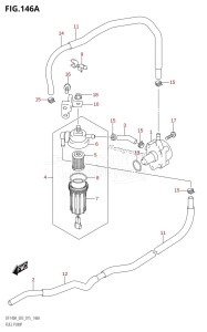 DF115AST From 11504F-510001 (E03)  2015 drawing FUEL PUMP