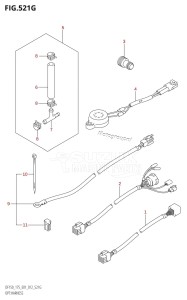 DF175T From 17502F-210001 (E01 E40)  2012 drawing OPT:HARNESS (DF175Z:E01)