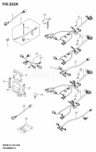 DF350A From 35001F-140001 (E11)  2021 drawing OPT:HARNESS (1) (020,021)