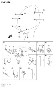 11506Z-240001 (2022) 115hp E11 E40-Gen. Export 1-and 2 (DF115BZ  DF115BZ) DF115BZ drawing SENSOR