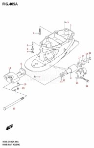 DF225T From 22503F-440001 (E11 - E40)  2024 drawing DRIVE SHAFT HOUSING (DF200T:L-TRANSOM)