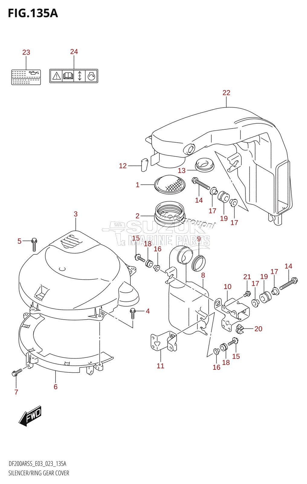 SILENCER /​ RING GEAR COVER