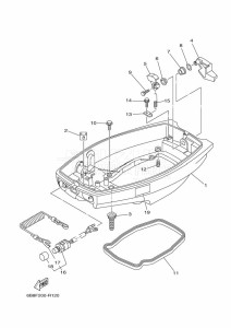 EK15DMHL drawing BOTTOM-COVER