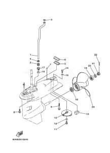 F50DETL drawing LOWER-CASING-x-DRIVE-2