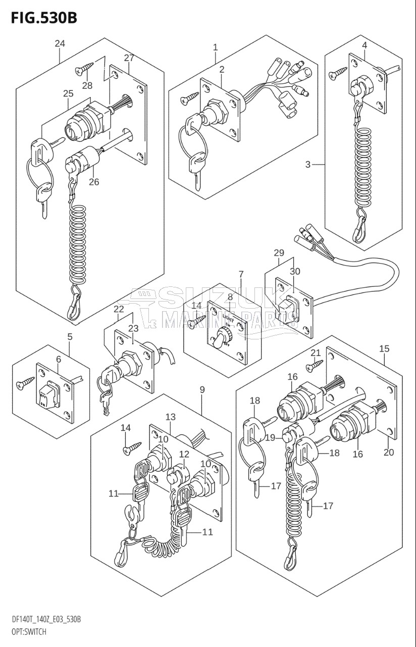 OPT:SWITCH (DF140Z:(K2,K3,K4))