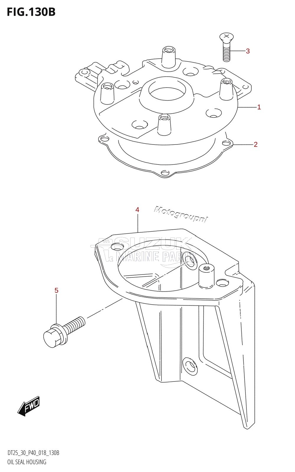 OIL SEAL HOUSING (E-STARTER)