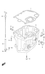 DF 115A drawing Oil Pan