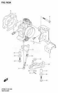 DF100C From 10005F-440001 (E01)  2024 drawing THROTTLE BODY