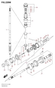 DF250 From 25003F-510001 (E01 E40)  2015 drawing TRANSMISSION (DF250Z:E40)