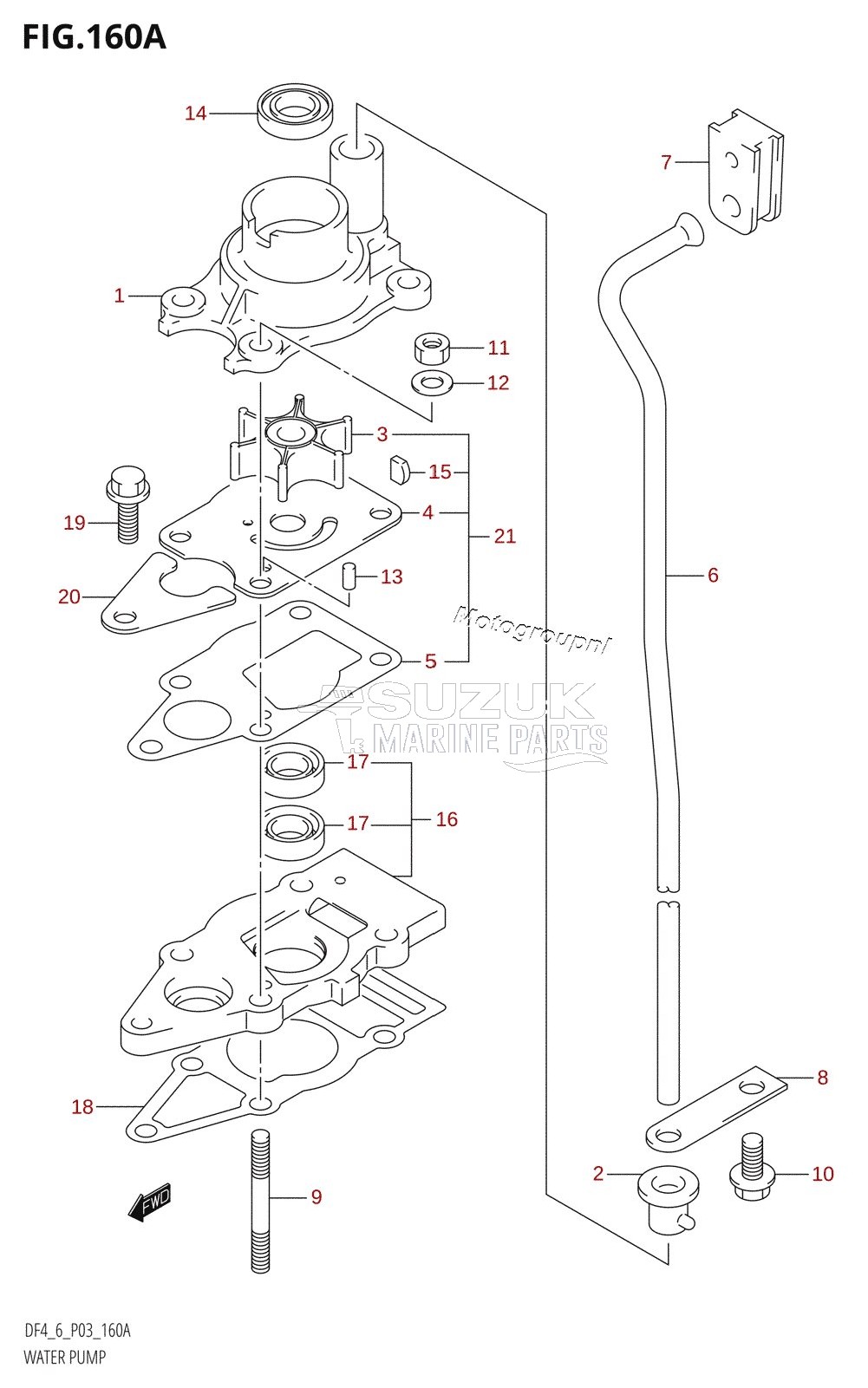 WATER PUMP (K3,K4)