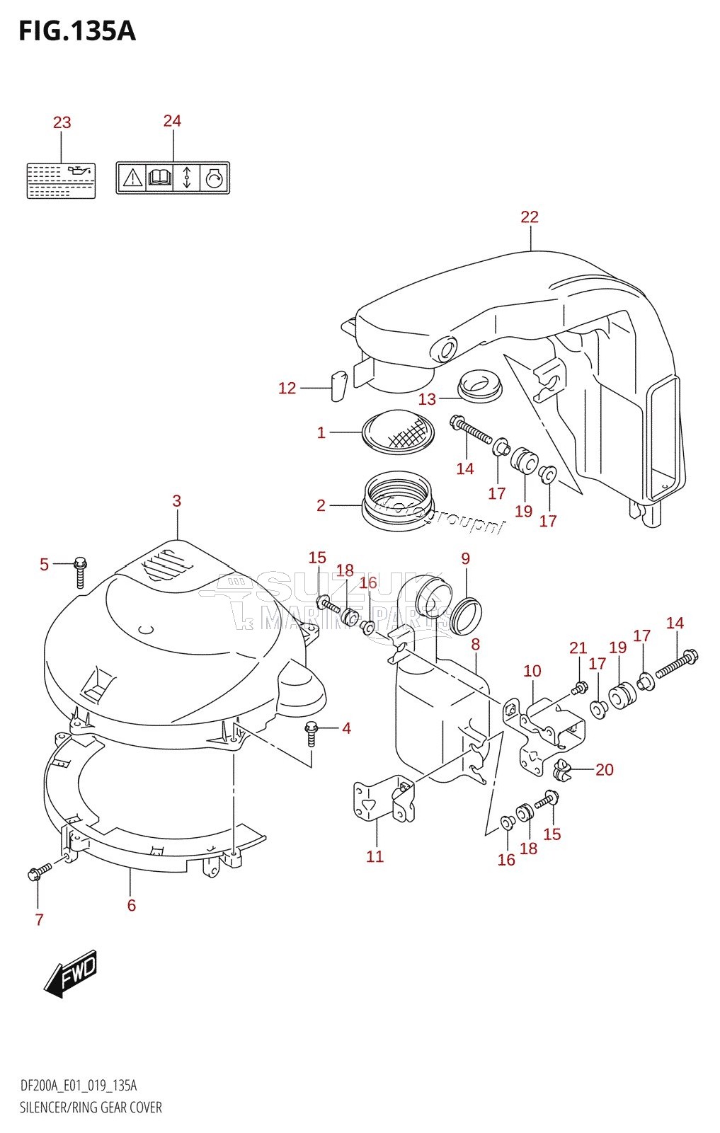 SILENCER /​ RING GEAR COVER