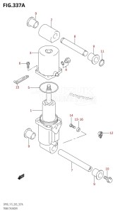 DF90 From 09001F-880001 (E03)  2008 drawing TRIM CYLINDER