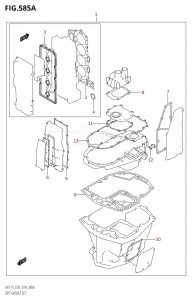 DF175T From 17502F-410001 (E03)  2014 drawing OPT:GASKET SET