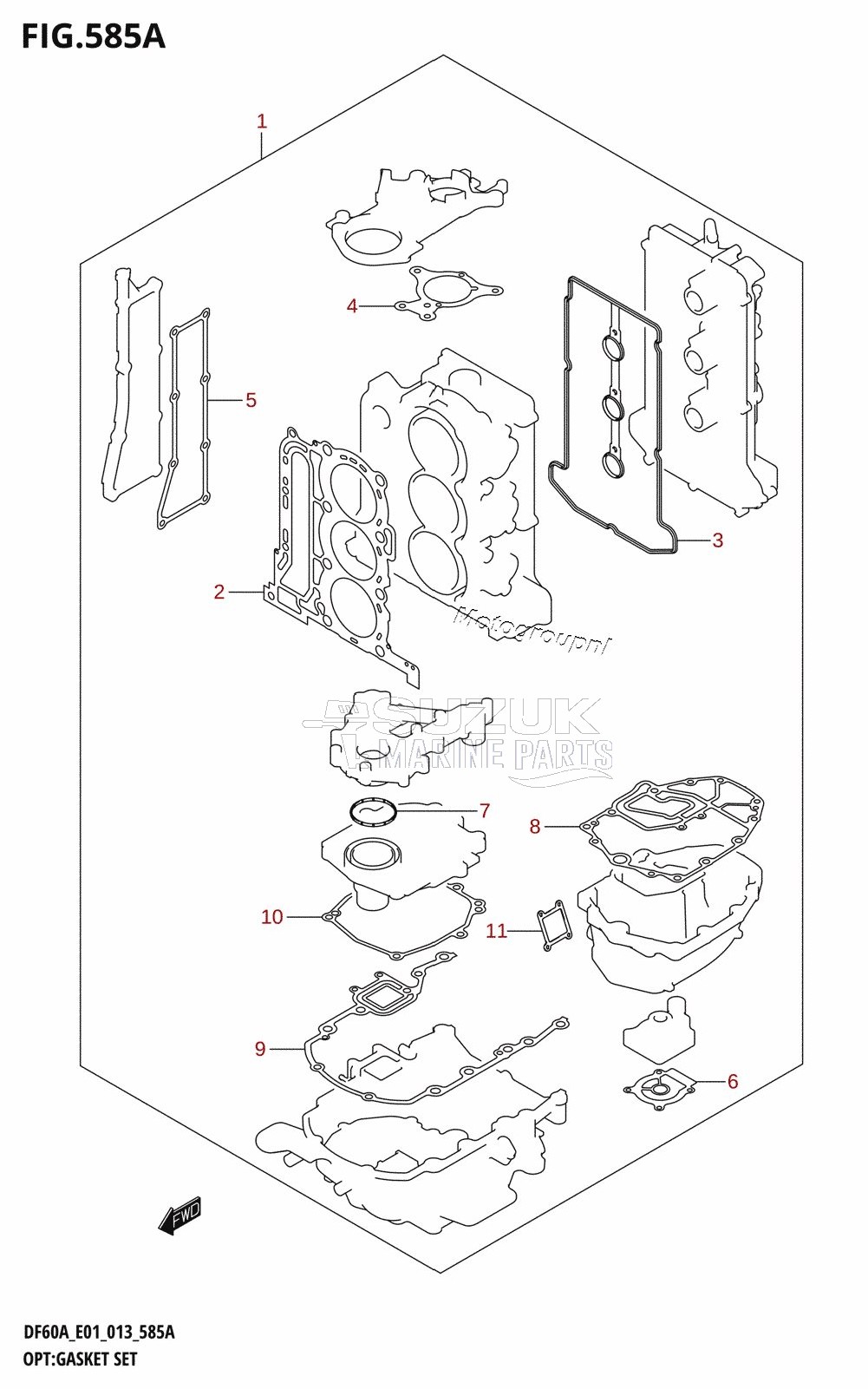 OPT:GASKET SET