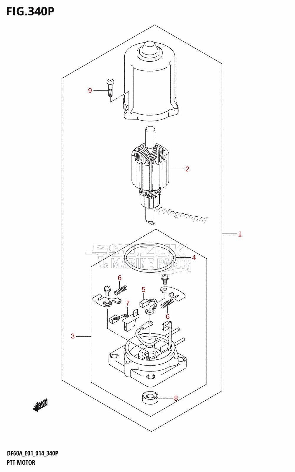 PTT MOTOR (DF60AVTH:E01)