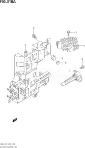 06002F-410001 (2014) 60hp E01 E40-Gen. Export 1 - Costa Rica (DF60A  DF60AQH  DF60ATH) DF60A drawing RECTIFIER / IGNITION COIL