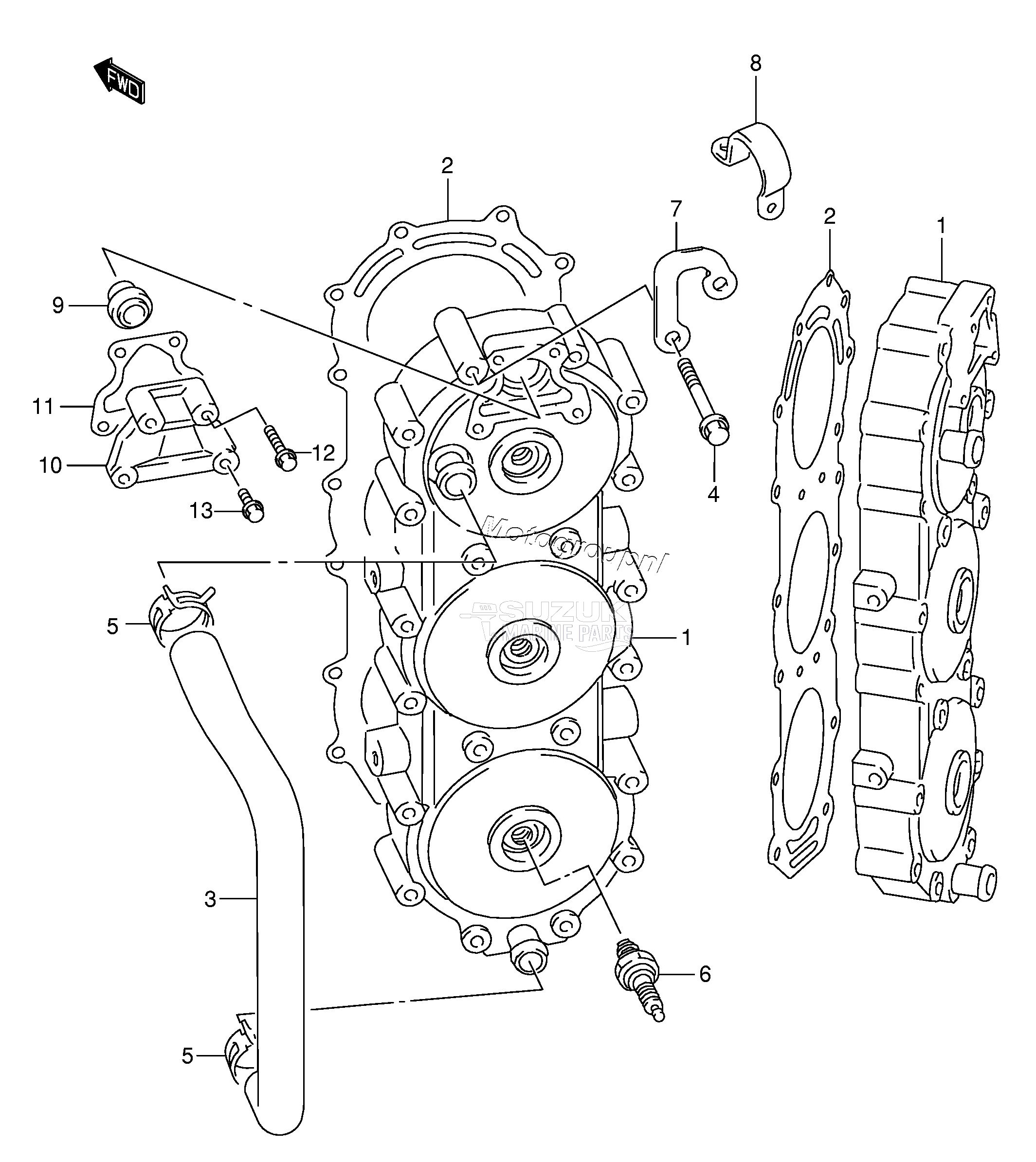 CYLINDER HEAD (DT150(S) /​ 200)