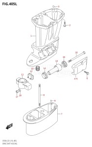 05004F-610001 (2016) 50hp E01-Gen. Export 1 (DF50AVT  DF50AVTH) DF50A drawing DRIVE SHAFT HOUSING (DF60ATH:E01)