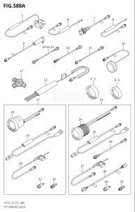20002F-510001 (2005) 200hp E03-USA (DF200T  DF200Z) DF200 drawing OPT:LOWRANCE GAUGE