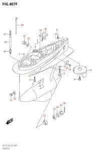 DF175T From 17502F-610001 (E03)  2016 drawing GEAR CASE (DF175TG:E03)