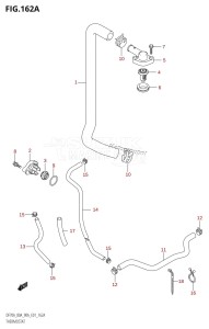 DF80A From 08001F-980001 (E01 E40)  2009 drawing THERMOSTAT