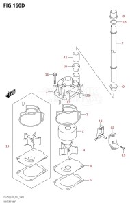 DF250Z From 25003Z-710001 (E40)  2017 drawing WATER PUMP (DF200Z:E40)