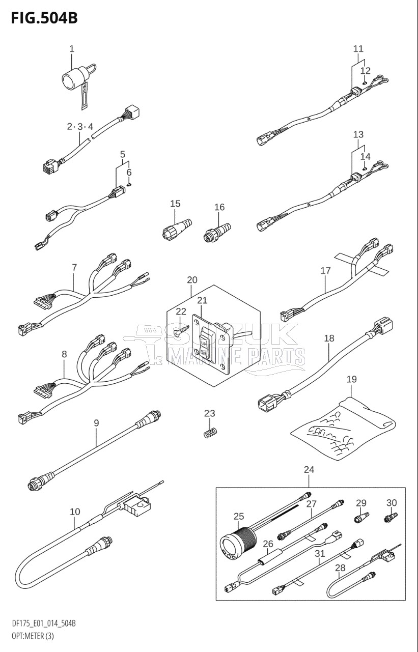 OPT:METER (3) (DF150TG:E40)