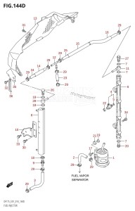 DF175T From 17502F-410001 (E01 E40)  2014 drawing FUEL INJECTOR (DF150TG:E40)