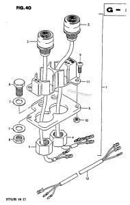 DT85 From 8501-614766 ()  1986 drawing OPT: TRIM SWITCH