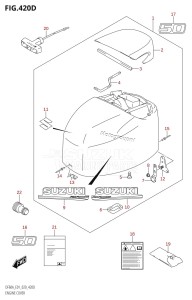 DF40A From 04004F-040001 (E34-Italy)  2020 drawing ENGINE COVER (DF50A:E01)