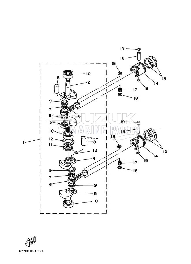 CRANKSHAFT--PISTON