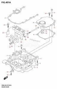 DF60A From 06002F-910001 (E03)  2019 drawing ENGINE HOLDER (DF40A,DF50A,DF60A)