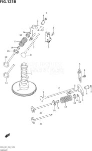 02503F-410001 (2014) 25hp E01-Gen. Export 1 (DF25  DF25A  DF25AT  DF25ATH  DF25Q  DF25R) DF25 drawing CAMSHAFT (DF25R:E01)