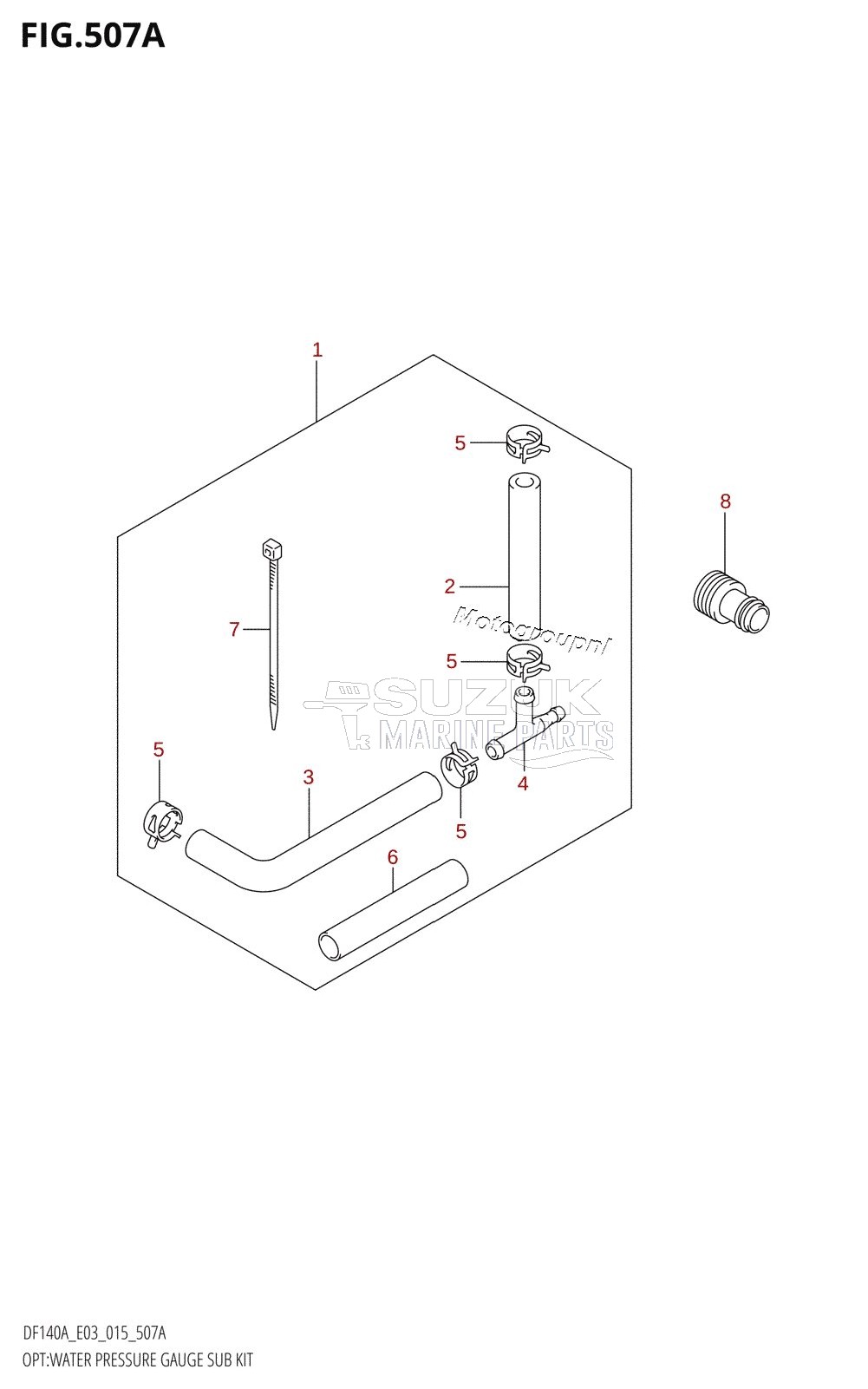 OPT:WATER PRESSURE GAUGE SUB KIT