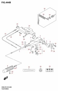 DF20A From 02002F-910001 (P01 P40)  2019 drawing TILLER HANDLE (DF20A:P40)