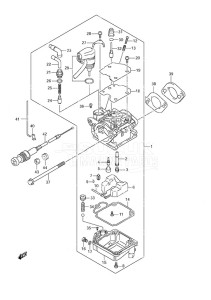 DF 9.9A drawing Carburetor