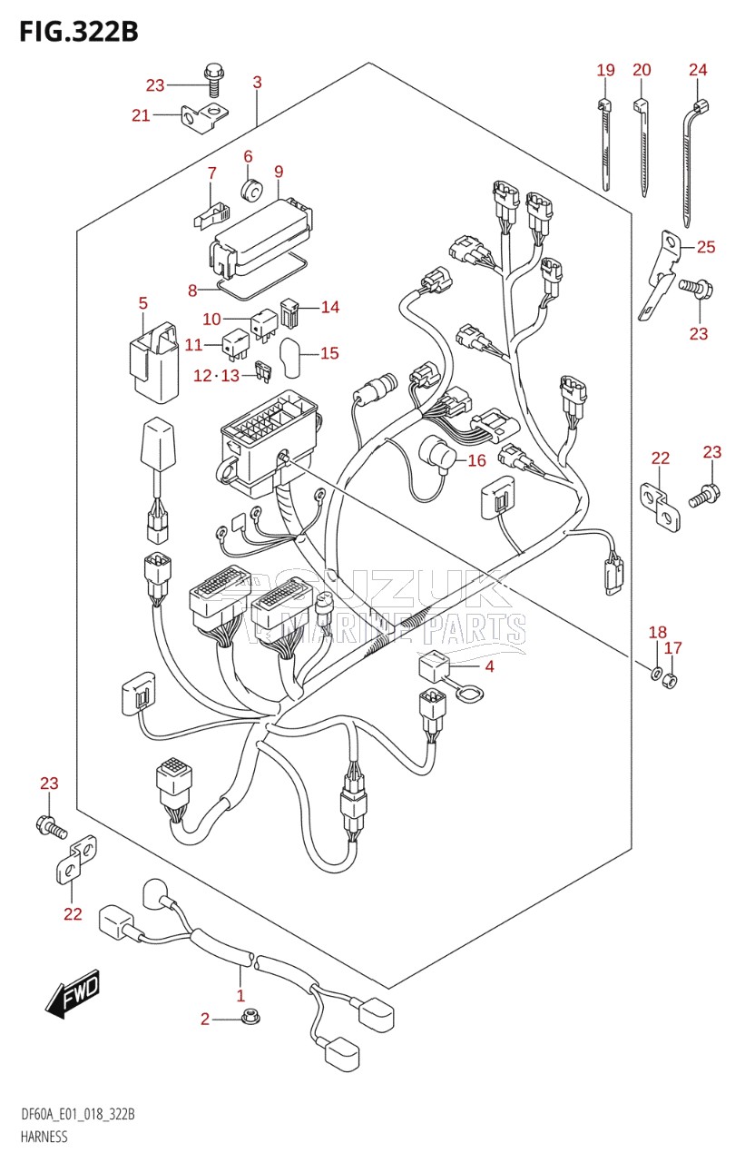 HARNESS (DF40AQH)