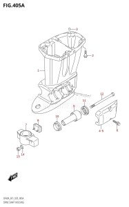 DF50A From 05003F-040001 (E01)  2020 drawing DRIVE SHAFT HOUSING (DF40A:E01,DF40AST:E34,DF50A:E01)