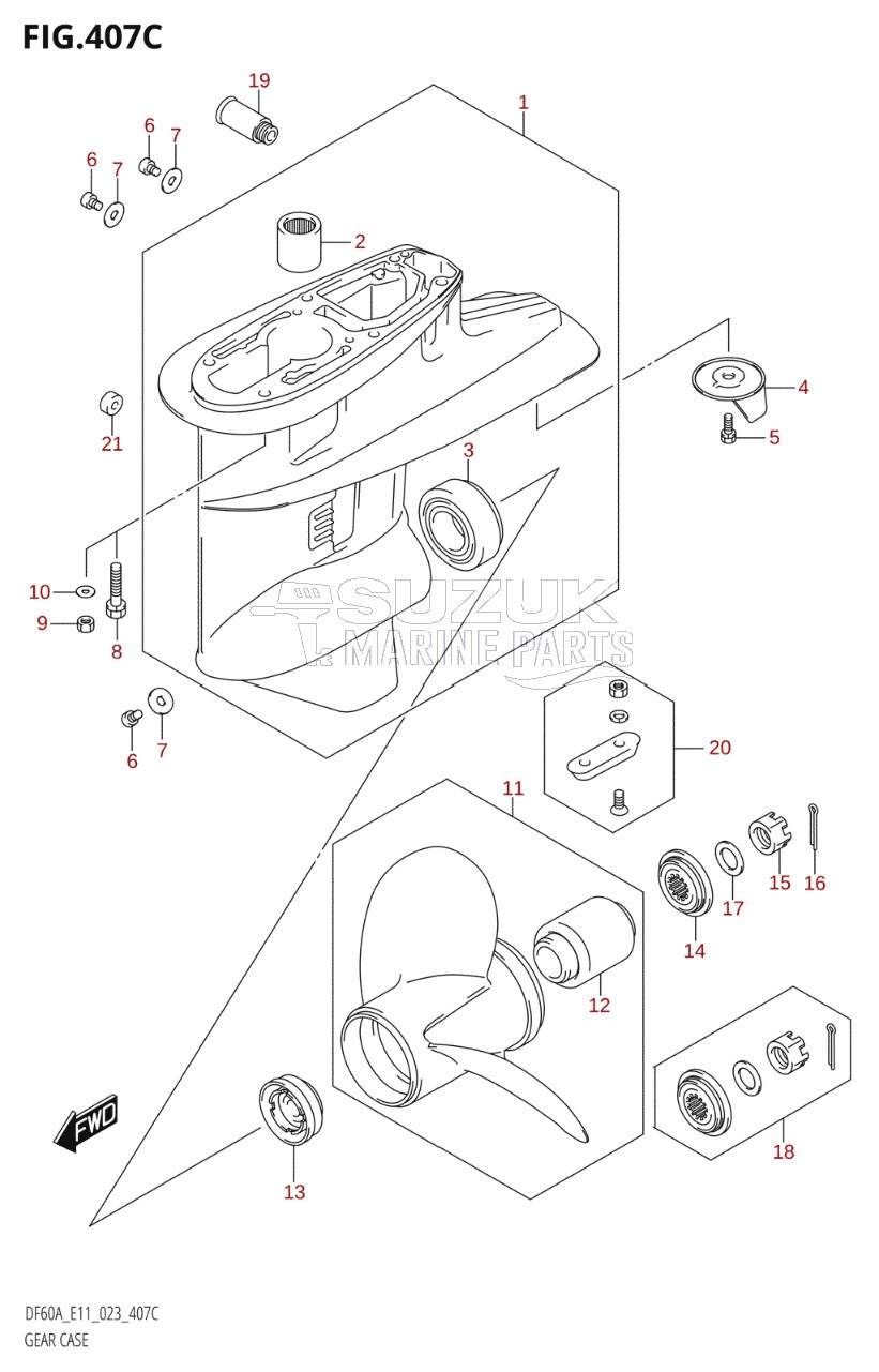 GEAR CASE (DF60A:(E01,E11))