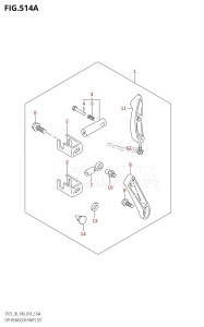 DT25 From 02503K-810001 (P36-)  2018 drawing OPT:REMOCON PARTS SET