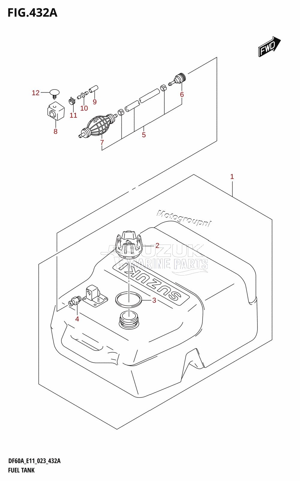 FUEL TANK (E01,E11,E34,E40)